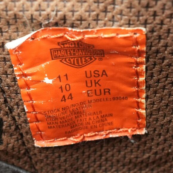 Harley Davidson Chelsea Boots Mens 11 Brown Leather Motorcycle Bikercore 93040 - Picture 11 of 11